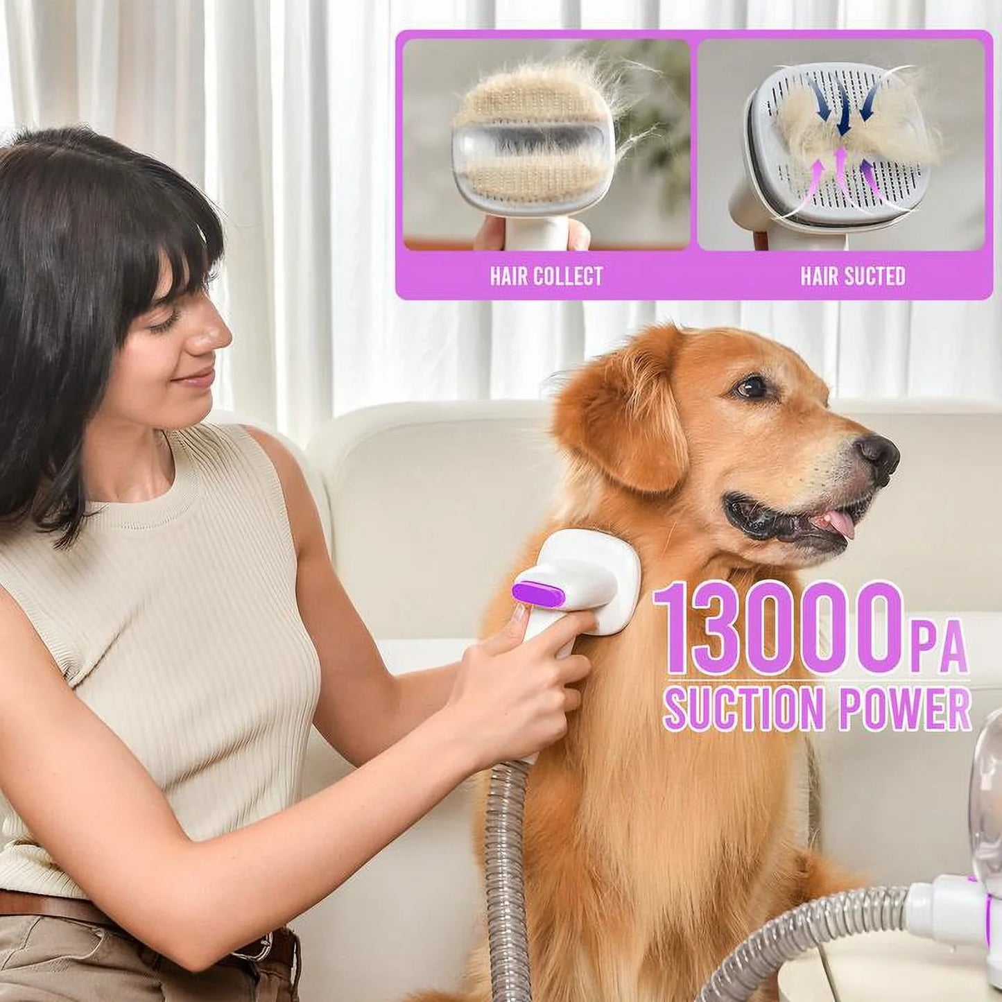 💥Last day special price $39.99-Pet Grooming Vacuum Kit