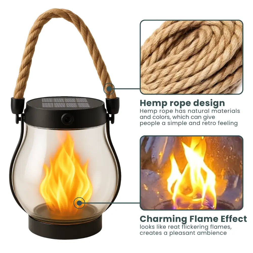 💥Last day special price $39.99-Solar Lantern Outdoor Lights