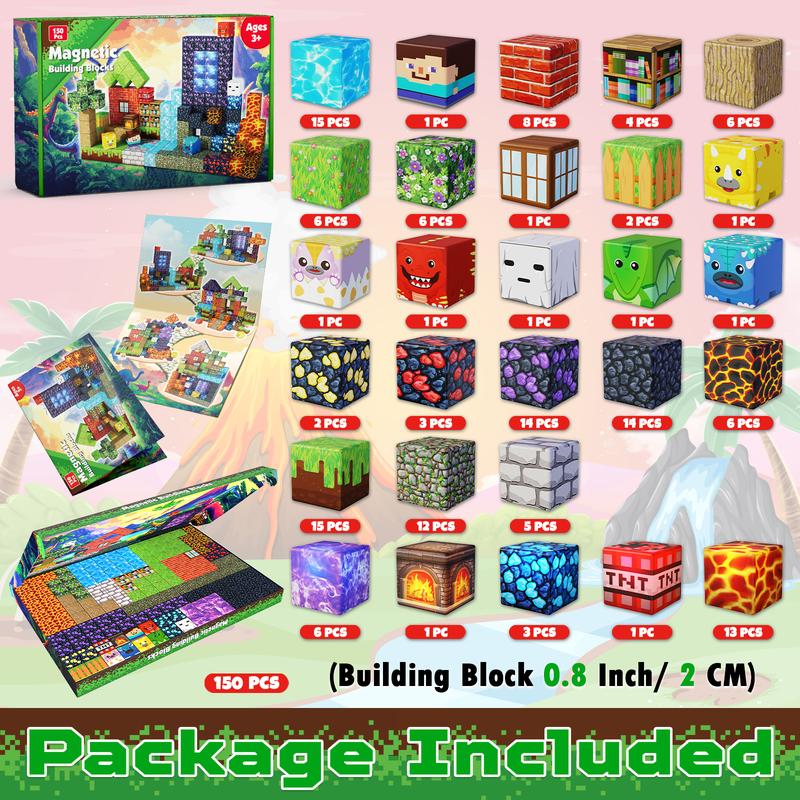 🔥LAST DAY 50% OFF🎁Magnetic Blocks-150PCS Magnetic Building